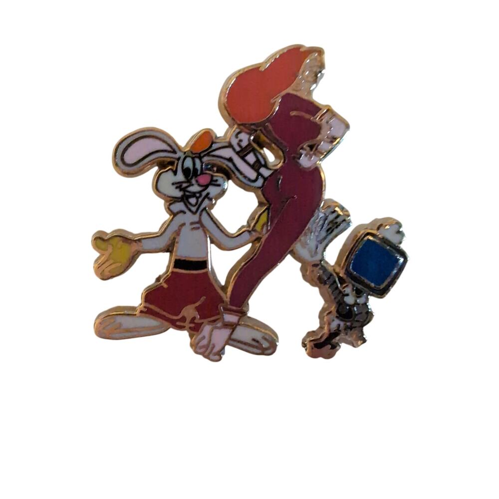 Space Age Jessica and Roger Rabbit LE 1000 Disney Pin